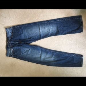 American Eagle Relaxed Straight Jeans Size 33x34